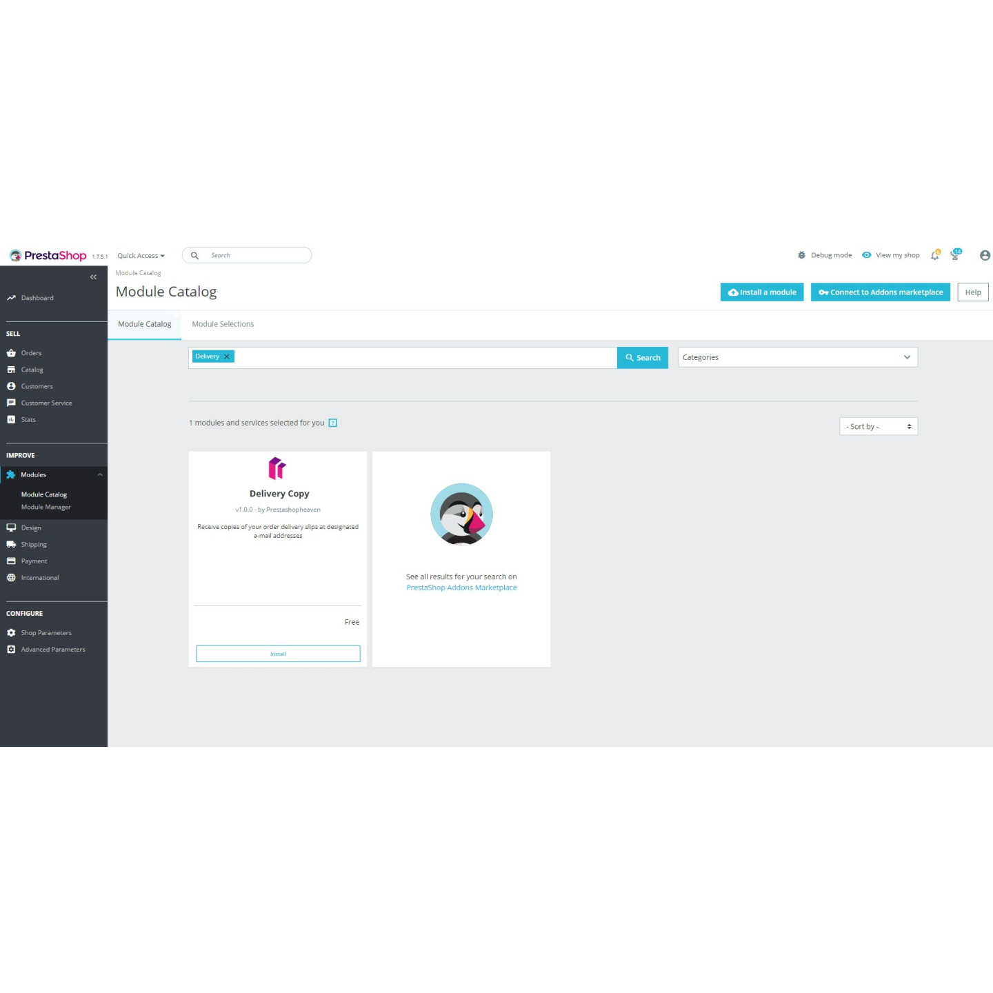 Copia DDT in PDF via e-mail – modulo PrestaShop