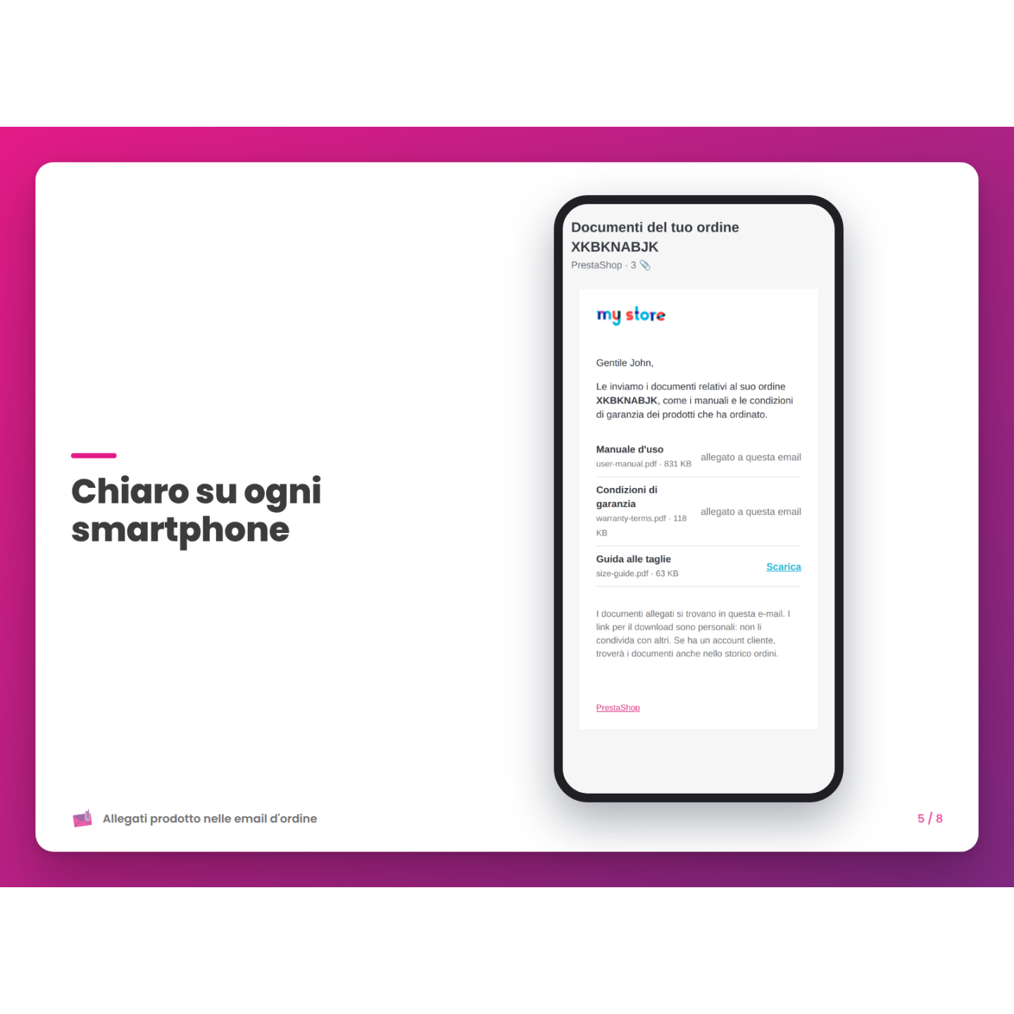 Chiaro su ogni smartphone