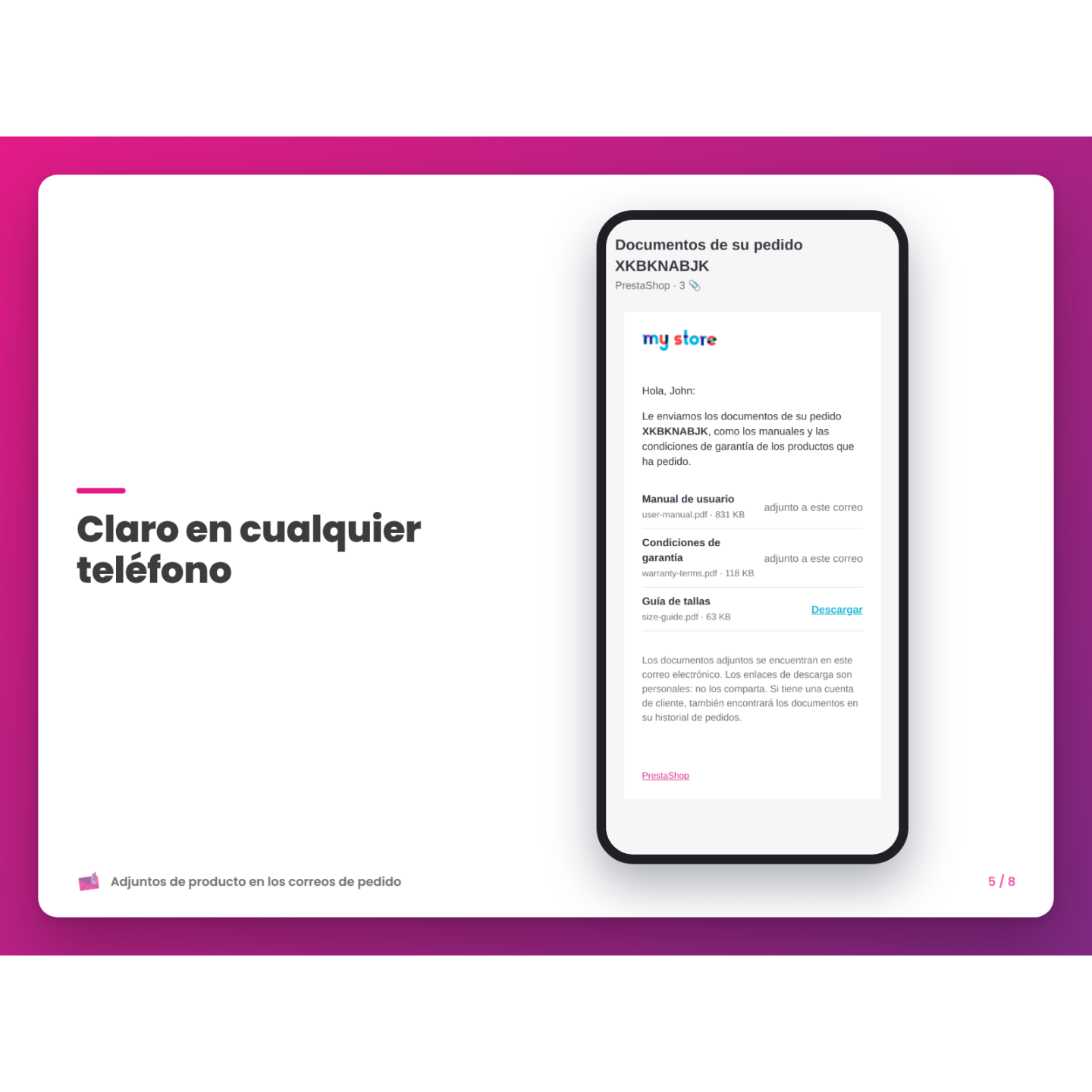 Claro en cualquier teléfono
