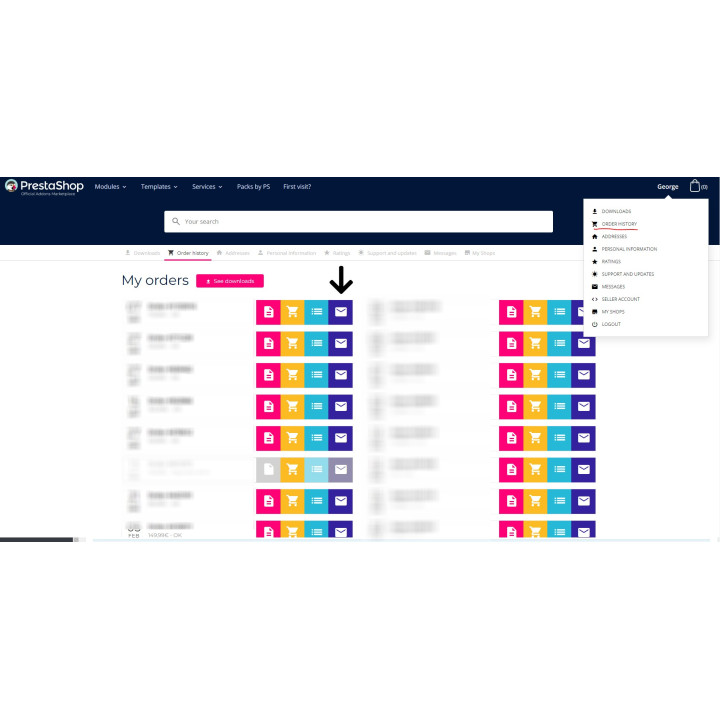 Delivery slip copy PDF by e-mail – PrestaShop module