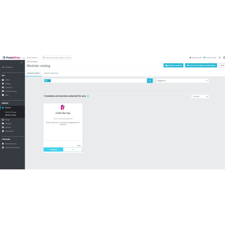 Kredietfactuur kopie pdf e-mail – PrestaShop-module