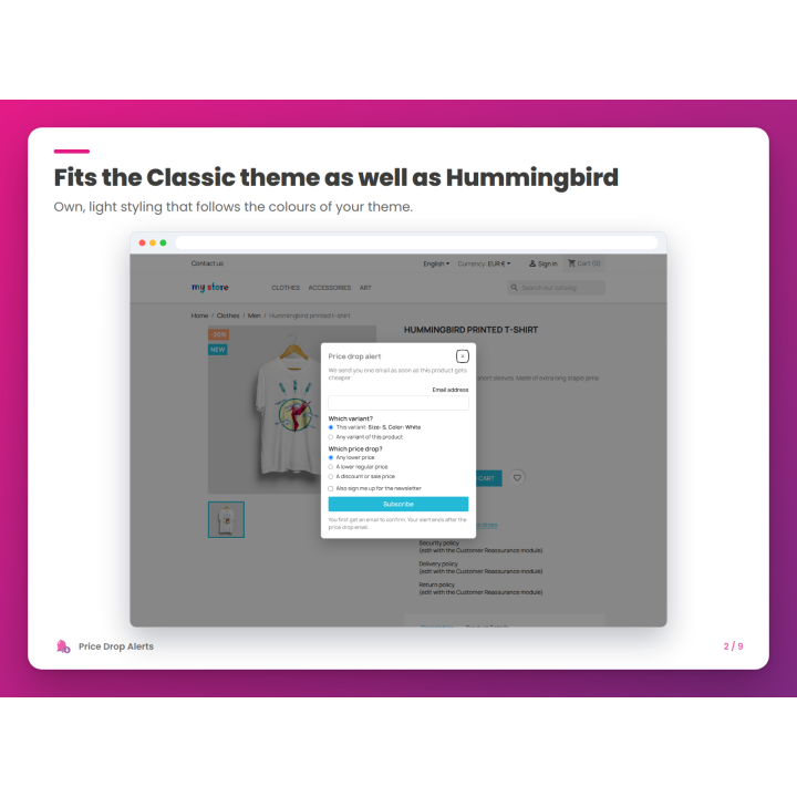 Fits the Classic theme as well as Hummingbird