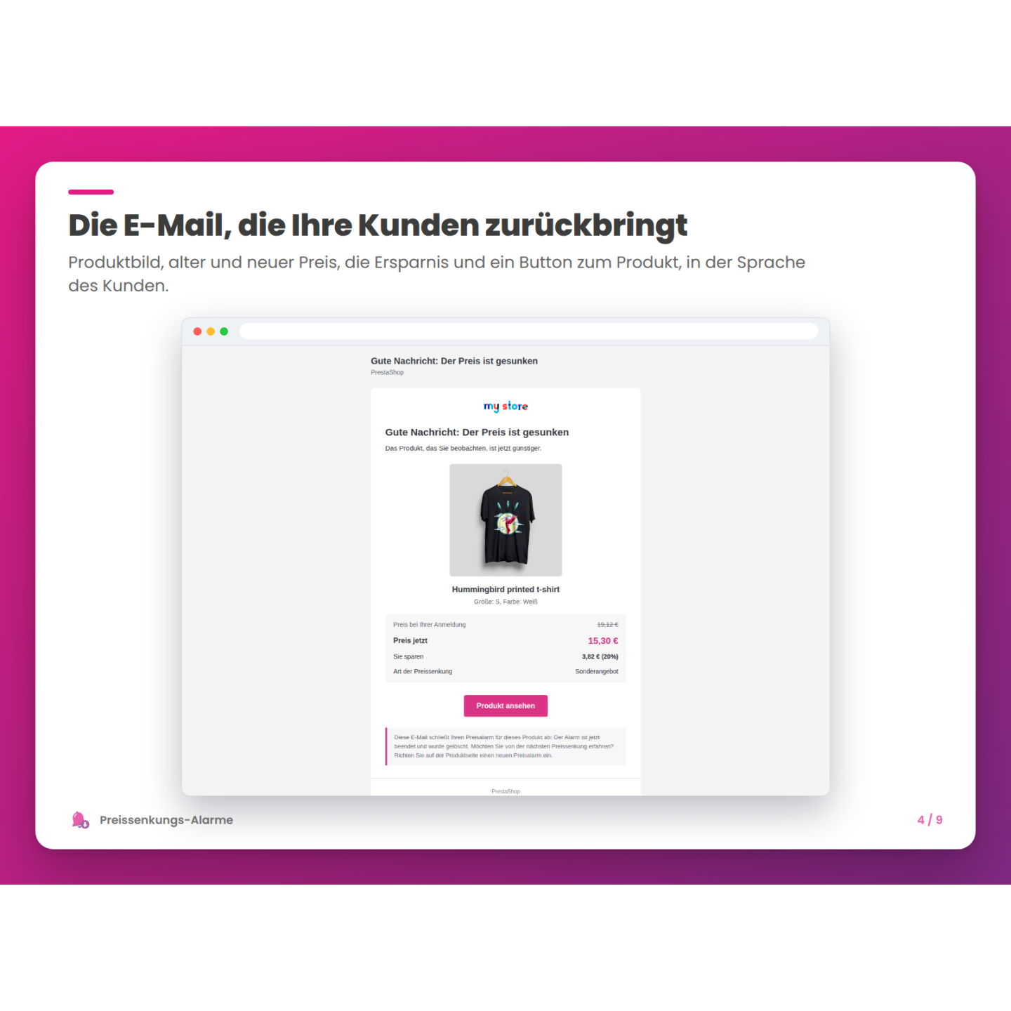Die E-Mail, die Ihre Kunden zurückbringt