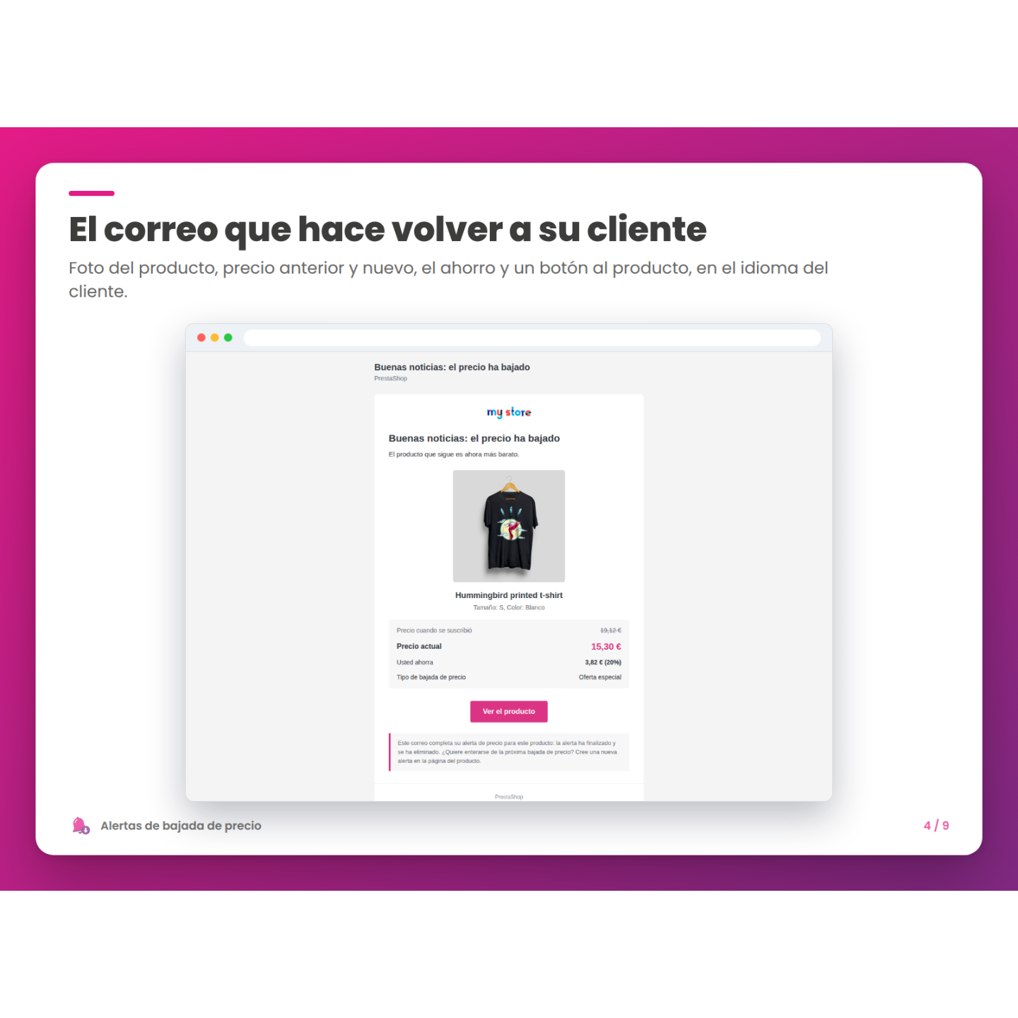 El correo que hace volver a su cliente