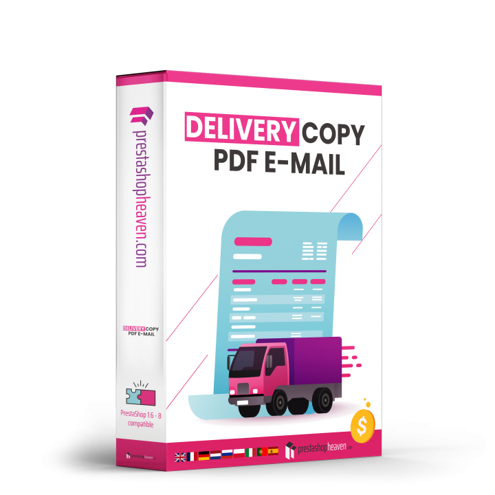 Delivery slip copy PDF by e-mail – PrestaShop module