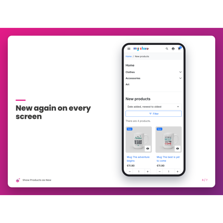 New again on every screen