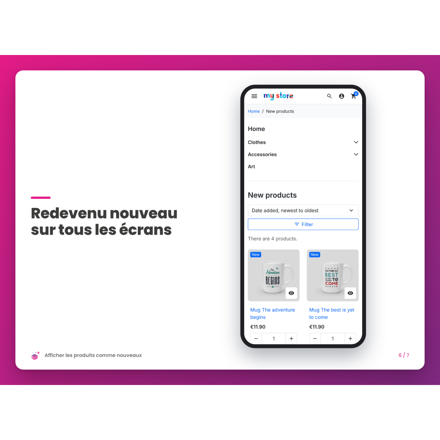 Redevenu nouveau sur tous les écrans